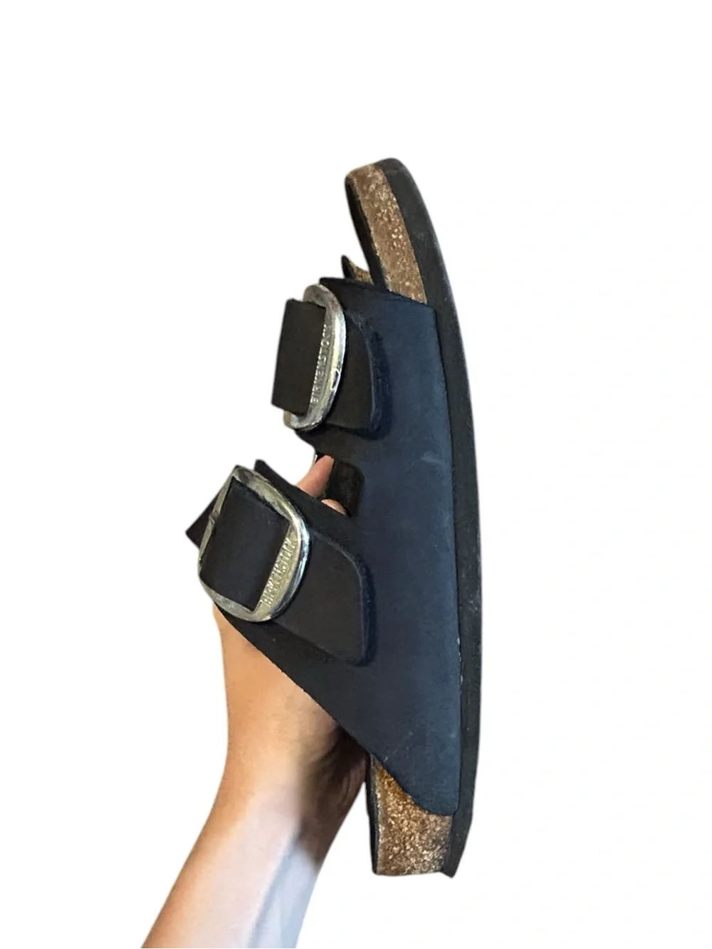 Birkenstock Arizona Big Buckle Black Oiled Leather Sandals EU 37